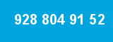 928 804 91 52 928 804 91 52